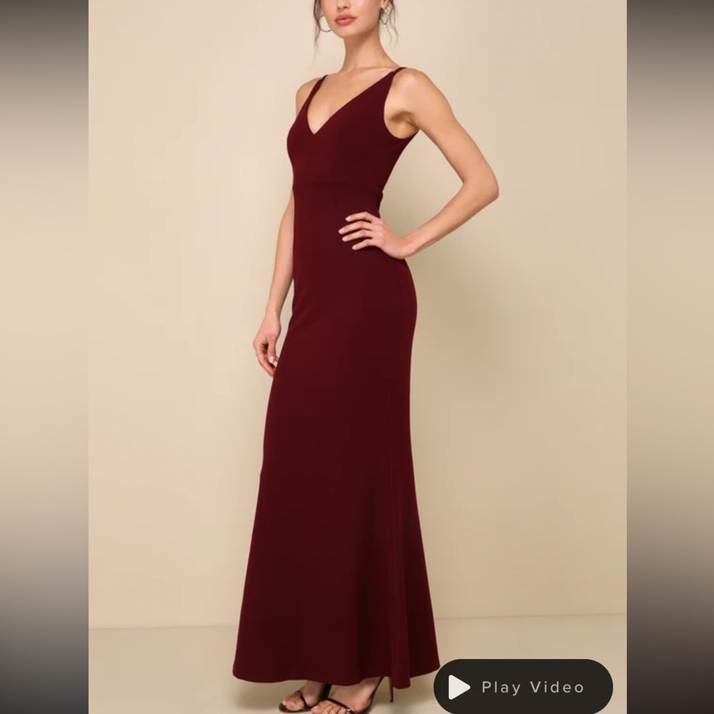 Lulus Melora Plum Purple sleeveless dress
